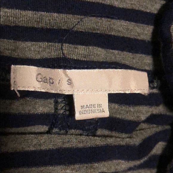 Gap Maxi Skirt Small Navy/Grey Striped - Picture 3 of 4